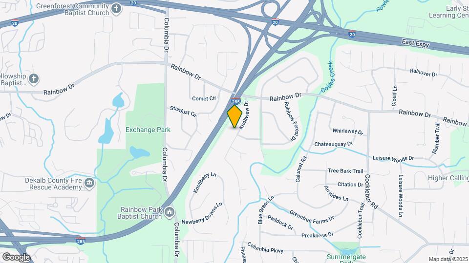 2737 Knollview Dr Map and Location Details