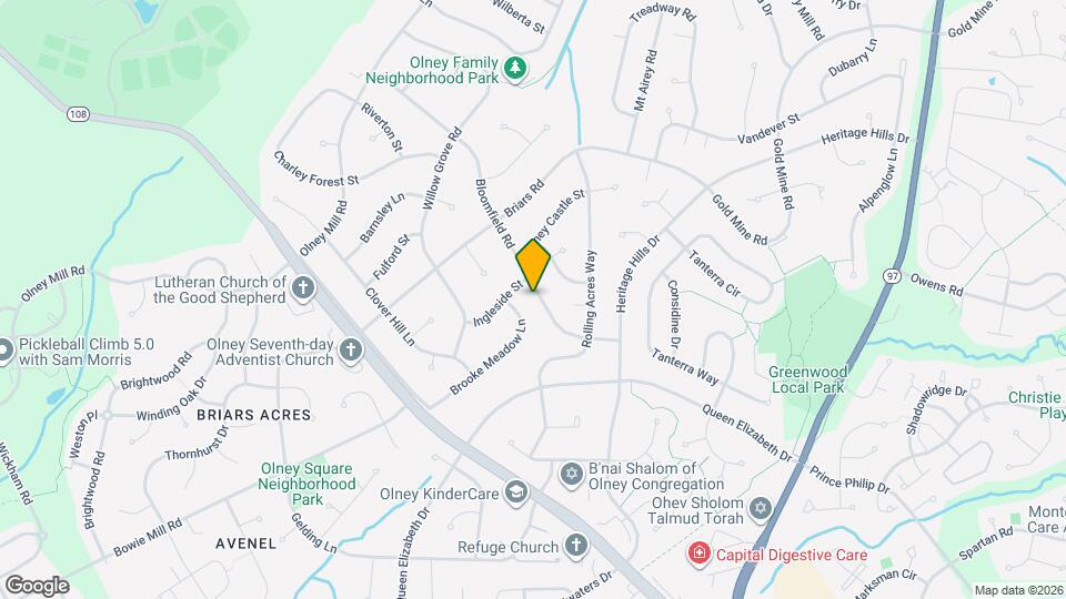 18724 Bloomfield Rd Map and Location Details
