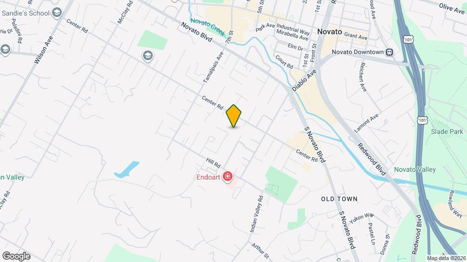 740 Bradley Ave Map and Location Details