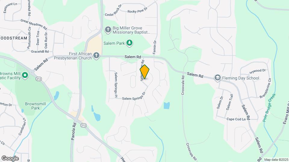 3632 Salem Glen Rd Mapa y Detalles de la Ubicación