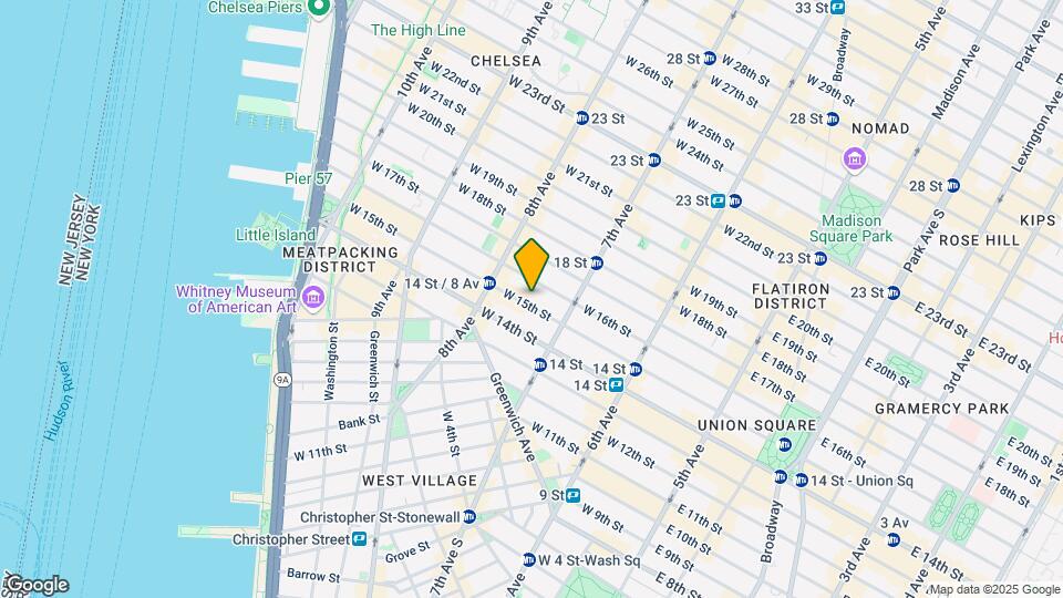 231 W 15th St Map and Location Details