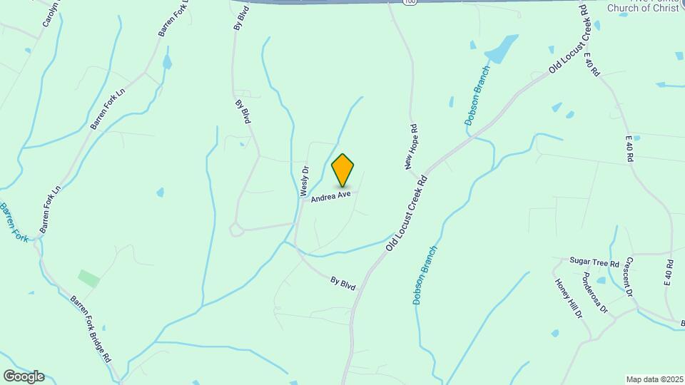 924 Andrea Ave Map and Location Details