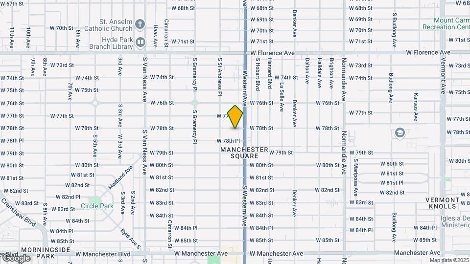 1822 W 78th St Map and Location Details