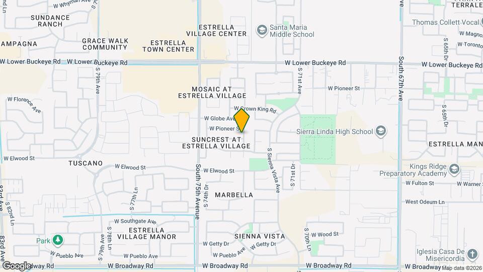 7308 W Superior Ave Map and Location Details