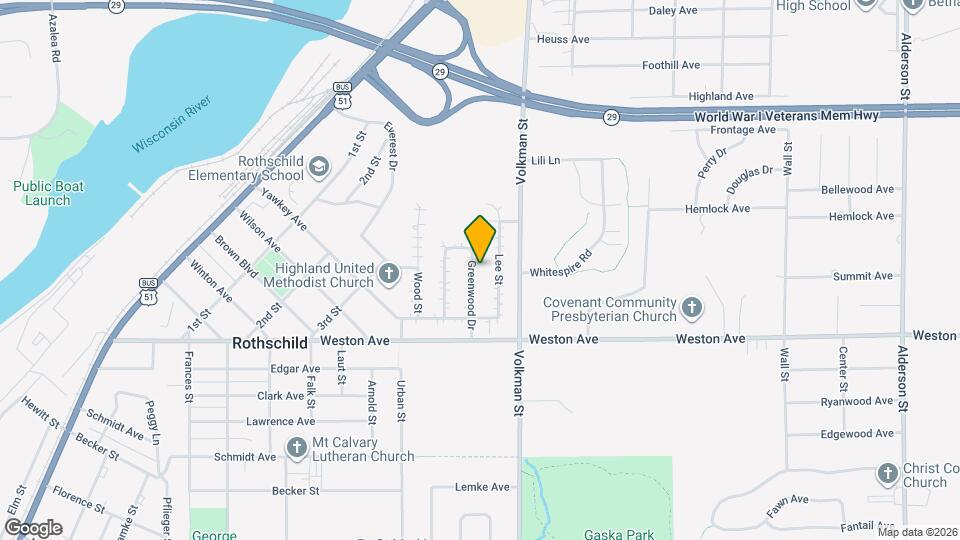 209 Greenwood Dr Map and Location Details