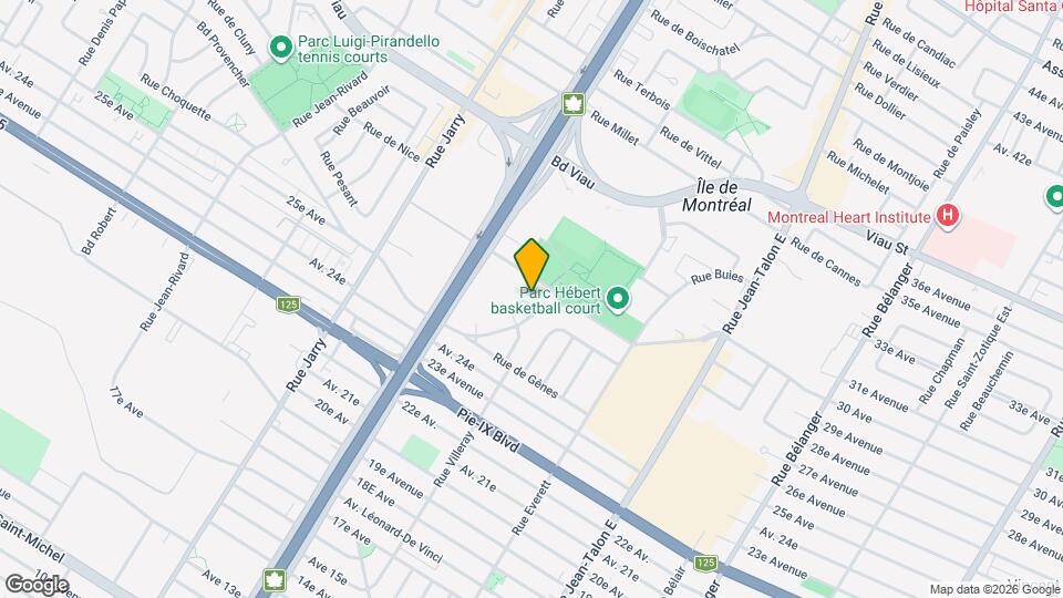 7577-7591 Hébert Av Map and Location Details