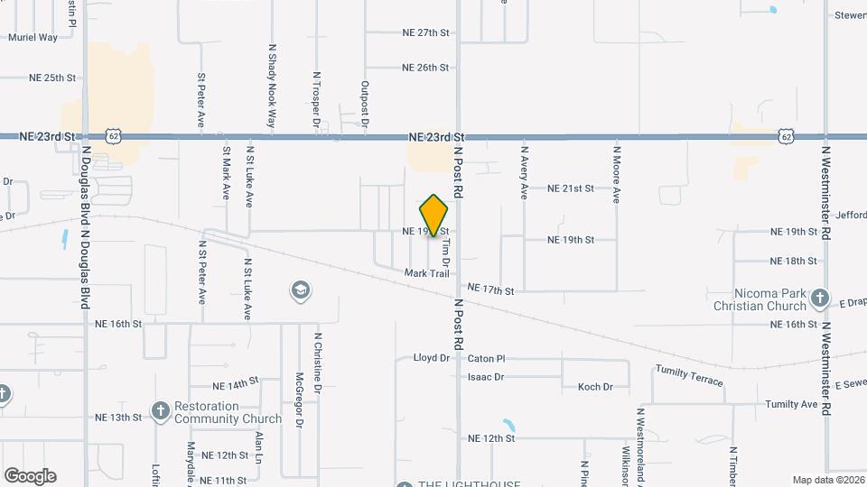 1824 N Kaye Dr Mapa y Detalles de la Ubicación