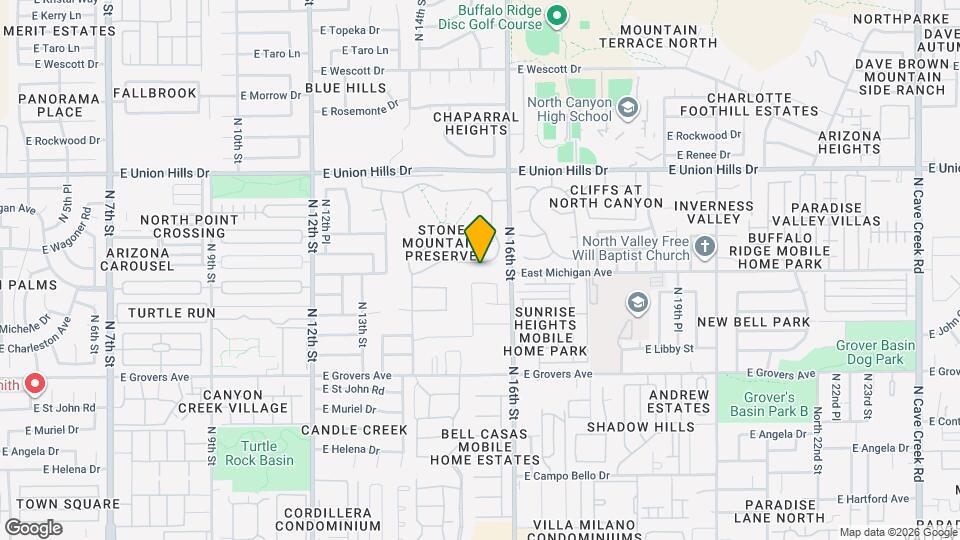 1527 E Villa Maria Dr Mapa y Detalles de la Ubicación