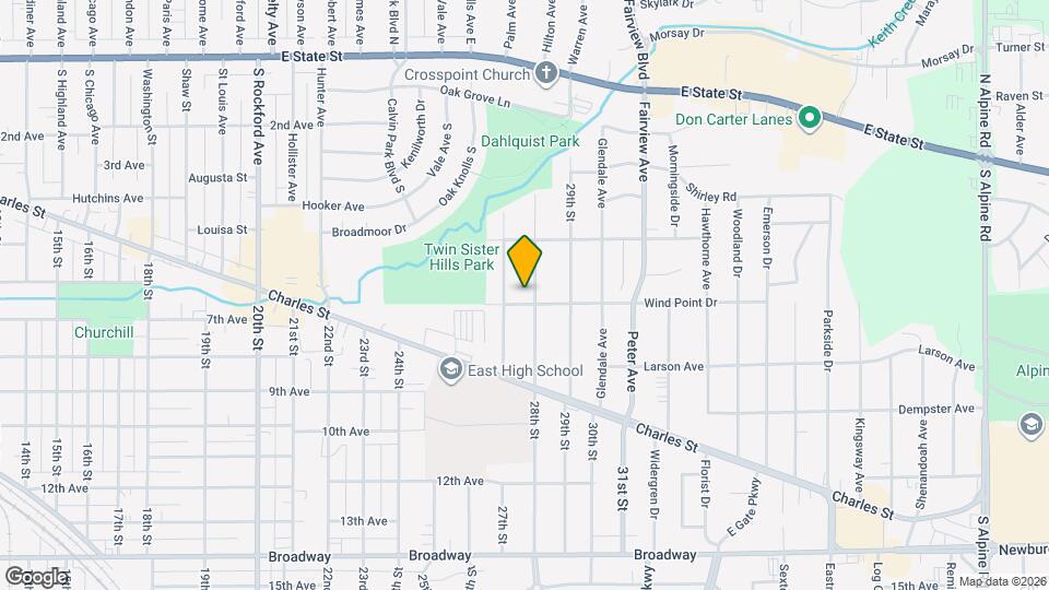 615 28th St Map and Location Details