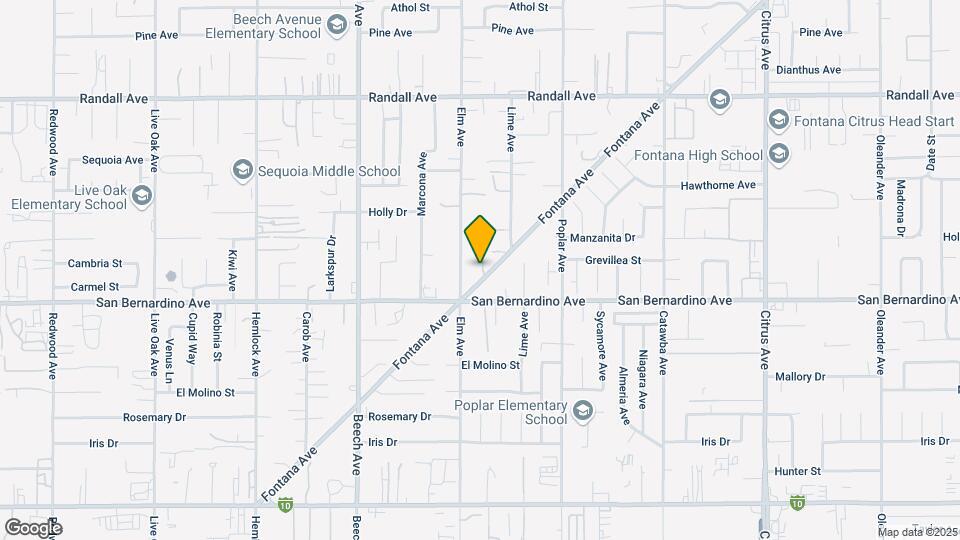 9648-9670 Fontana Ave Mapa y Detalles de la Ubicación