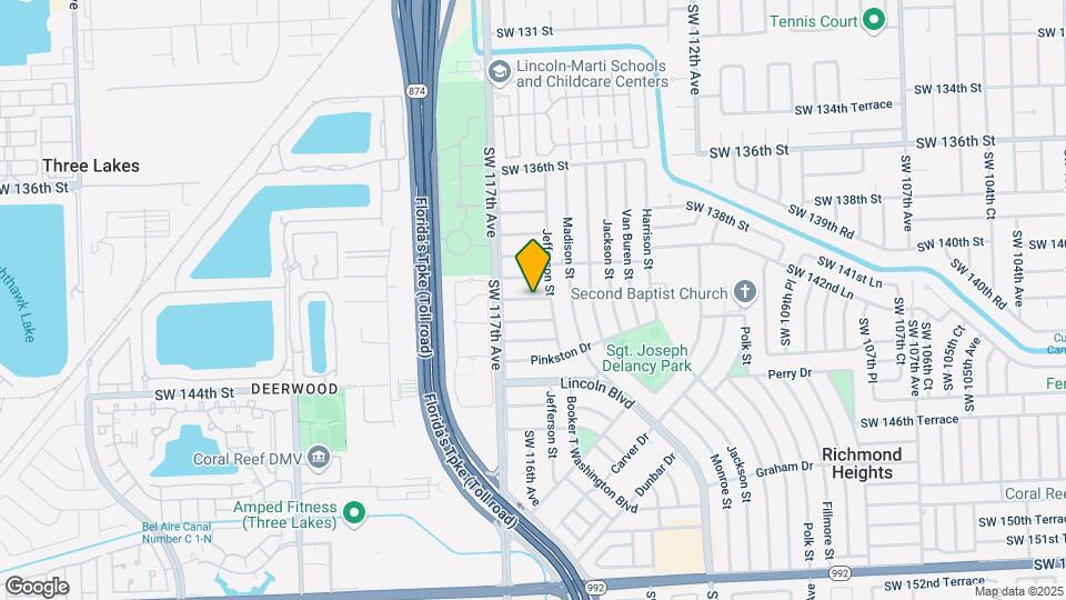 11510 SW 141st St Map and Location Details