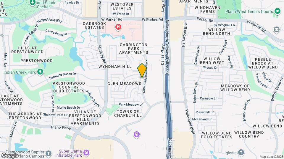2704 Meadow Hills Ln Map and Location Details