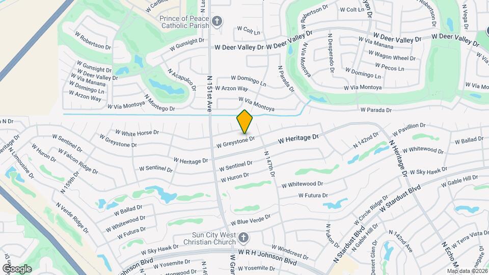 14802 W Greystone Dr Map and Location Details