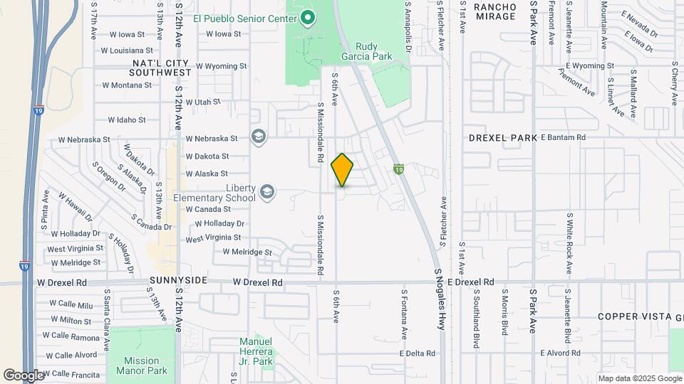 5455 S 6th Ave Map and Location Details