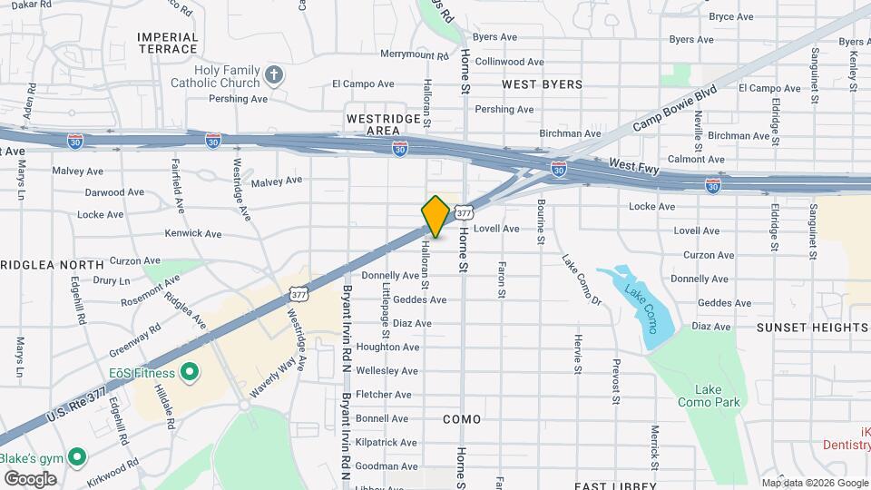5728 Curzon Ave Map and Location Details