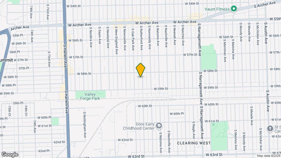 5820 S Rutherford Ave Map and Location Details