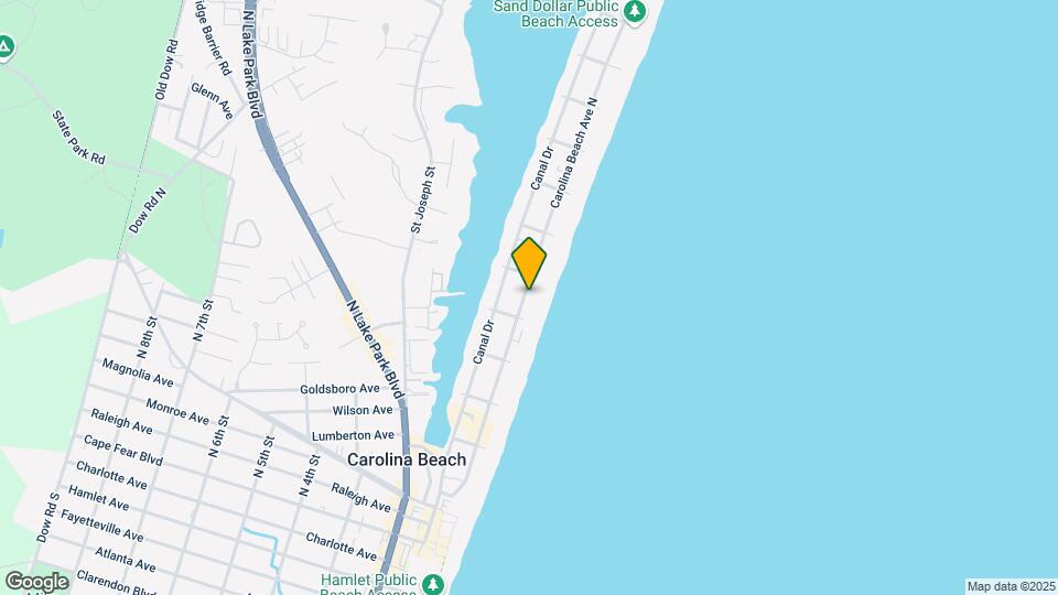 608 Carolina Beach Ave N Map and Location Details