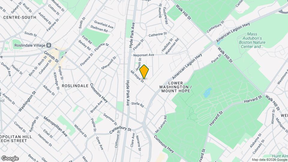 58 Mt Hope St Map and Location Details