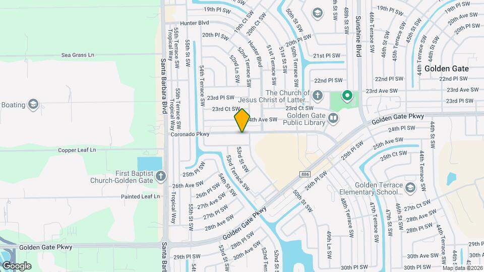 5256 Coronado Pkwy-Unit -N/A Map and Location Details