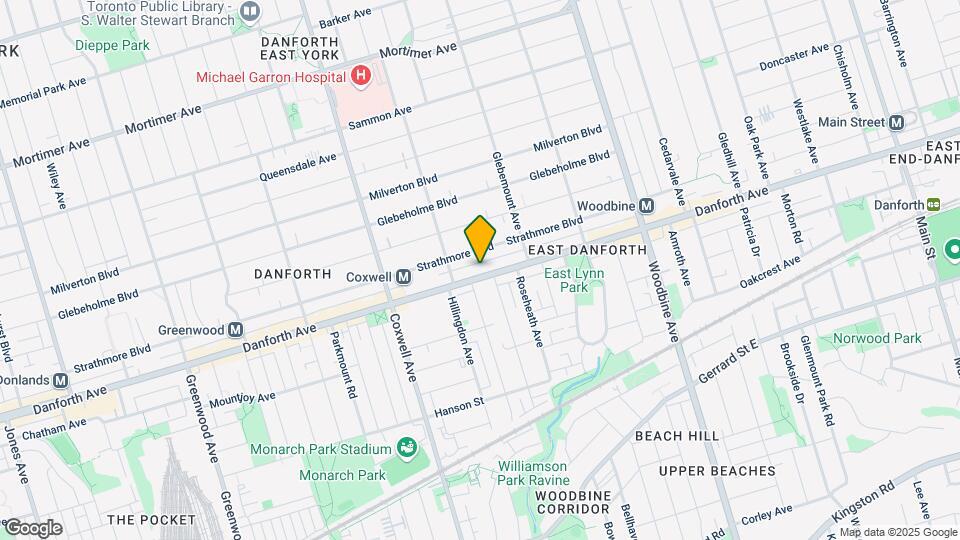 1760-1762 Danforth Ave Map and Location Details