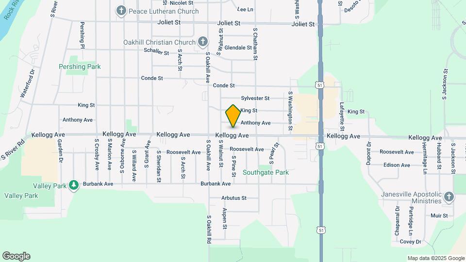 1548 Kellogg Ave Map and Location Details