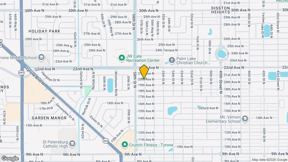 1980 57th St N Mapa y Detalles de la Ubicación
