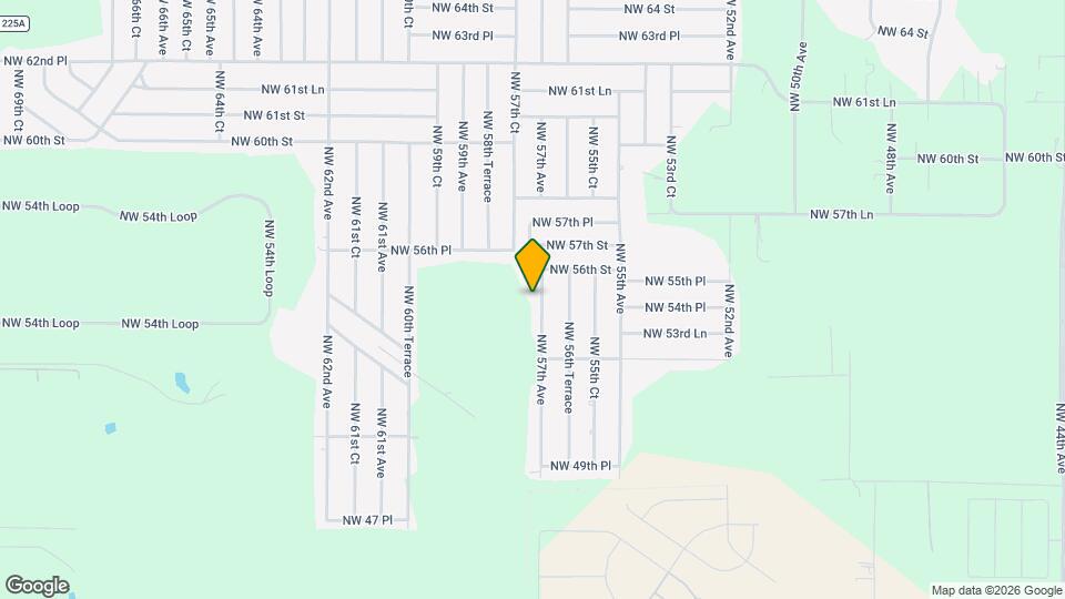 5496 NW 57th Ave Map and Location Details