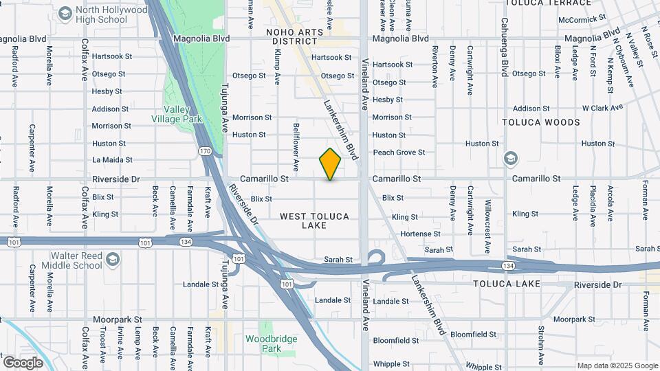 11100 Camarillo St Mapa y Detalles de la Ubicación