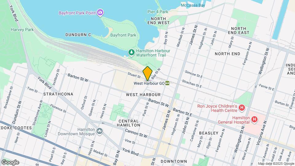 291 Bay St N Map and Location Details