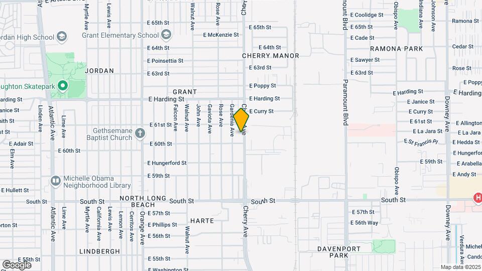 6029 Cherry Ave Mapa y Detalles de la Ubicación