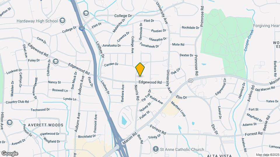 3513 Edgewood Rd Map and Location Details