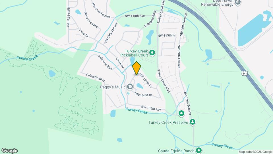 6523 NW 109th Pl Map and Location Details