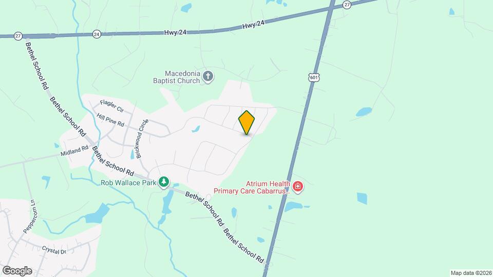 13026 Hill Pine Rd Map and Location Details