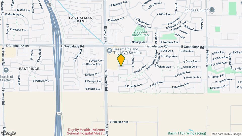 9314 E Oro Ave Map and Location Details