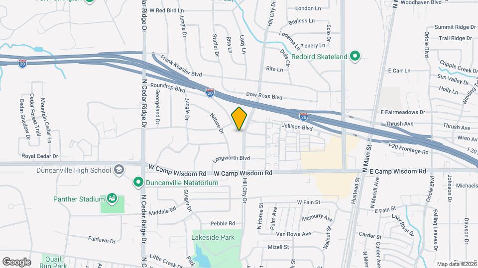 835 Hill City Dr Map and Location Details