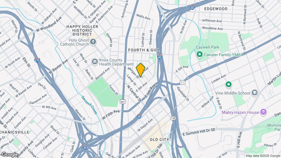 722 Morgan St Map and Location Details