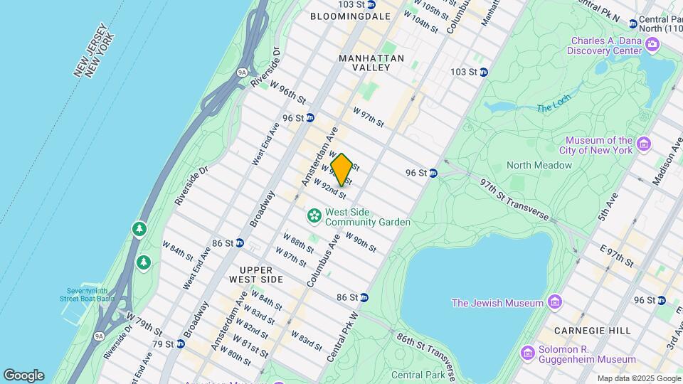 119 W 92nd St Map and Location Details