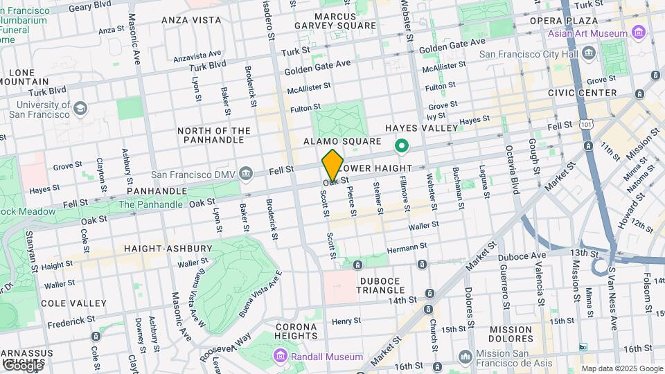 963 Oak St Mapa y Detalles de la Ubicación