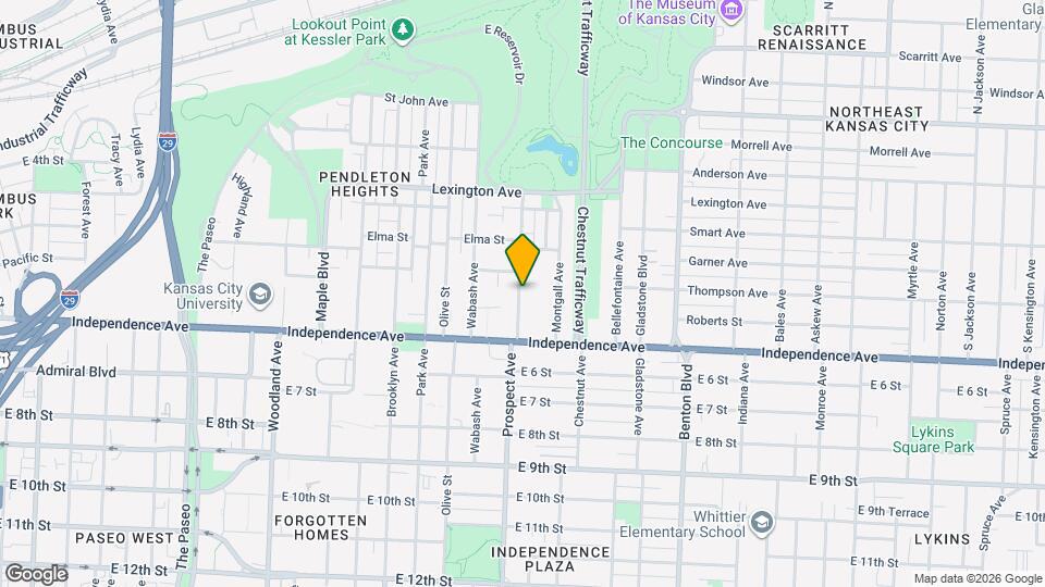 513 Prospect Ave Map and Location Details