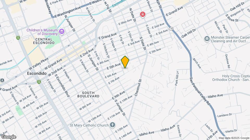 602 Grape St Map and Location Details