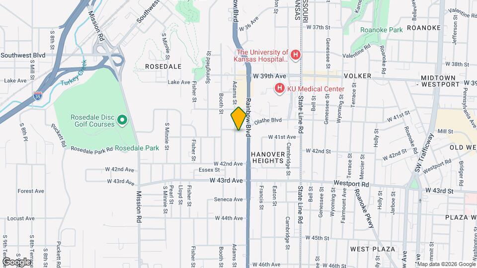 4105 Adams St Mapa y Detalles de la Ubicación