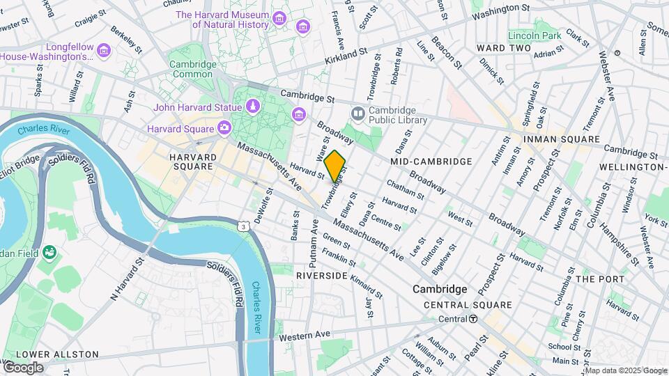 21 Trowbridge St, Unit 12 Mapa y Detalles de la Ubicación