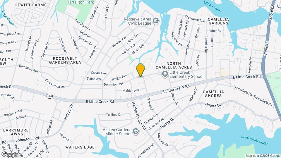 2521 Dominion Ave Map and Location Details