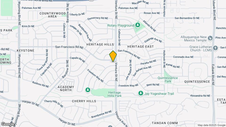 7425 Gettysburg Rd NE Map and Location Details