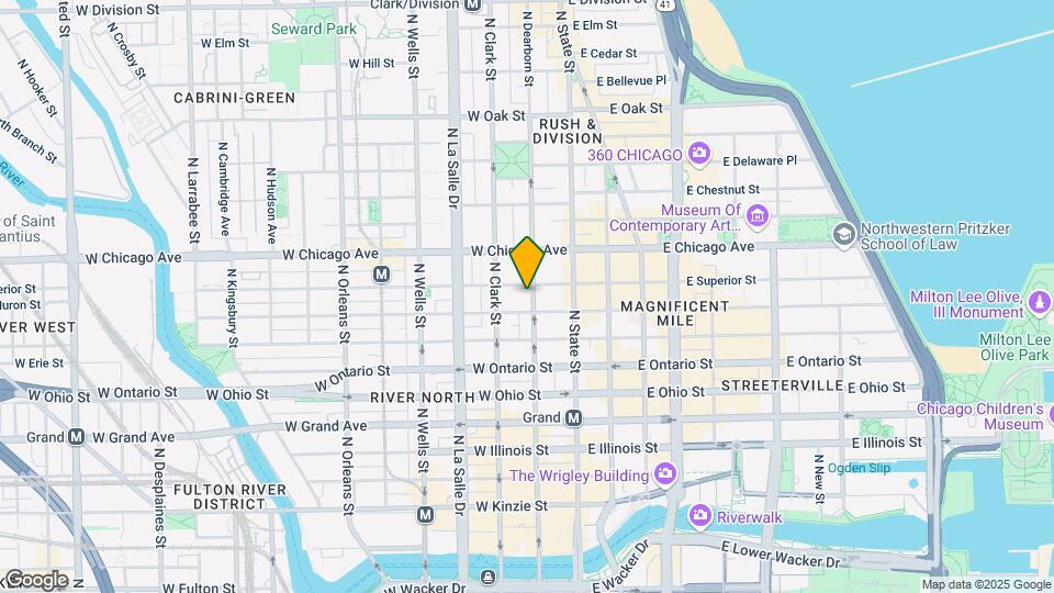 710 N Dearborn St, Unit 1404 Mapa y Detalles de la Ubicación