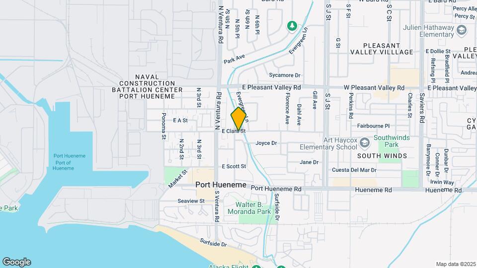 520 E Clara St Mapa y Detalles de la Ubicación