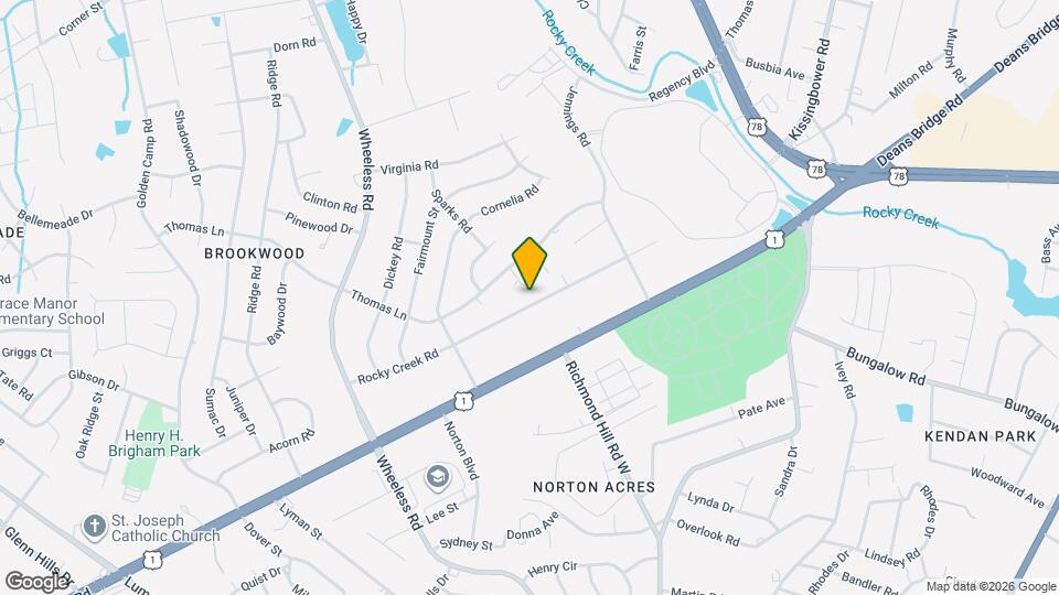 2829 Rocky Creek Rd Map and Location Details