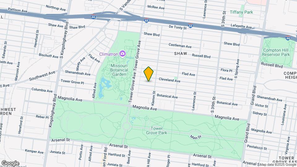 4227 Shenandoah Ave Map and Location Details