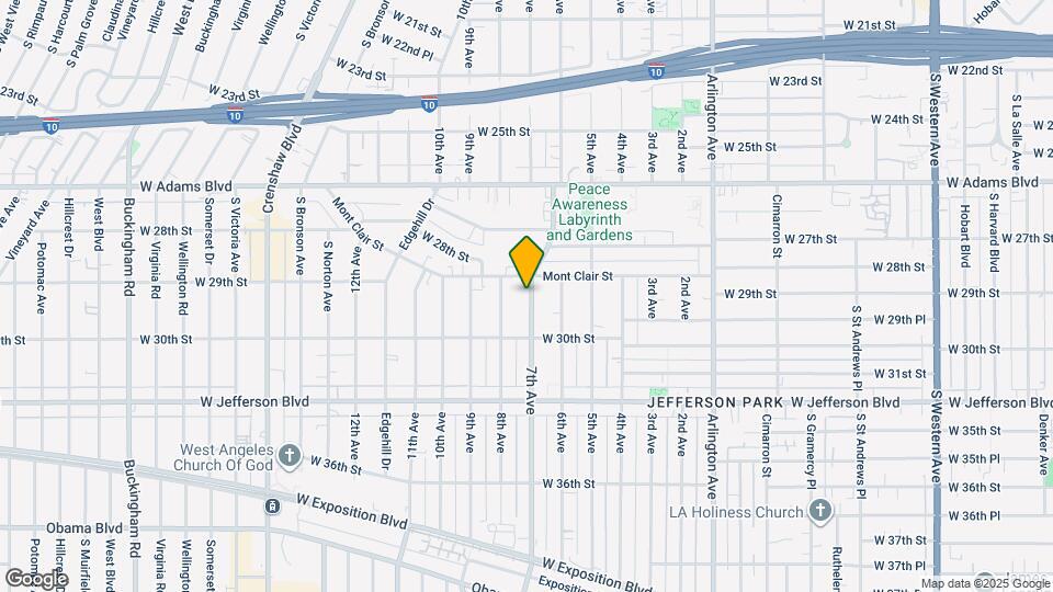 2819 7th Ave Mapa y Detalles de la Ubicación