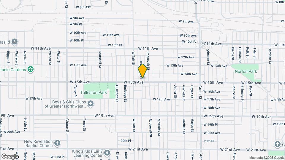 1379 Roosevelt Pl Map and Location Details